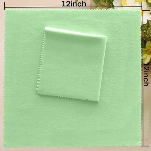 Vista 4 de Paquete de 6 paños de guitarra, paño de limpieza de flauta de microfibra de 12 x 12 pulgadas para instrumentos musicales, paños de limpieza