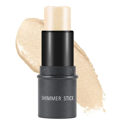 Vista 9 de Boobeen Resaltador de maquillaje en barra de resaltador bronceador palo resplandor iluminador de cara resaltado barras de contorno impermeable