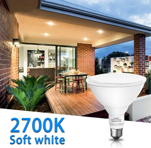 Vista 3 de Gonhom Par38 Bombillas LED de Inundación para Exteriores, Regulables 1800LM, 20W Reemplaza hasta 200W, Bombillas de Inundación para Exteriores