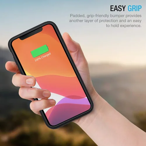 Vista 7 de Funda de batería para iPhone 11 Pro Max, 10000 mAh, ultrafina, portátil, funda protectora de carga inteligente compatible con iPhone 11 Pro Max