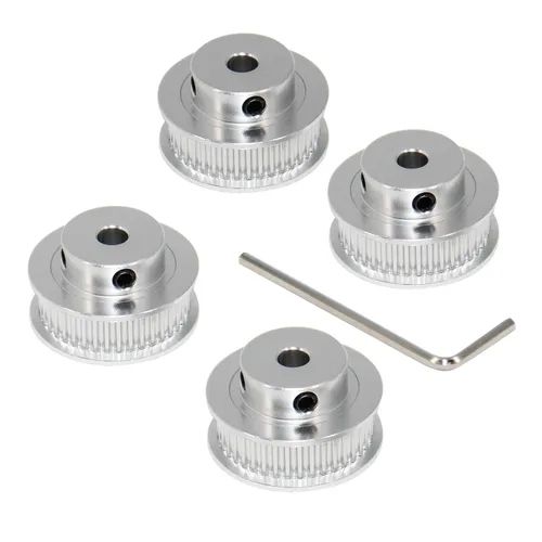 Vista 12 de 2GT Poleas de 30 dientes de 0.197 in de diámetro 30T Poleas de correa de distribución de aluminio para correa de 0.236 in de ancho, piezas