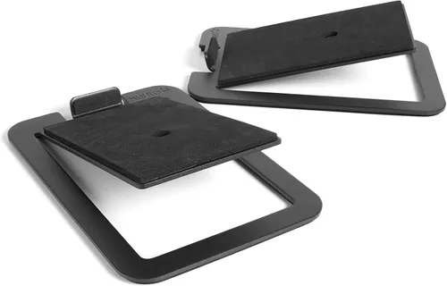 Vista 8 de Kanto S2 - Soportes de altavoz de escritorio inclinados para altavoces pequeños y monitores de estudio compactos de 2 a 3 pulgadas Soporta 6