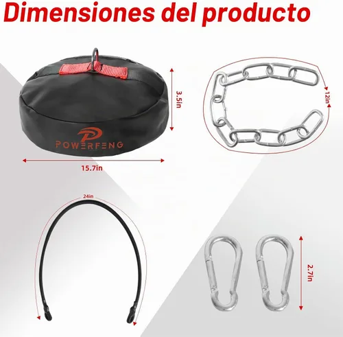 Vista 3 de Anclaje para bolsa pesada de doble extremo: anclaje de suelo resistente para bolsas de boxeo, soporte de saco de boxeo, accesorios de boxeo