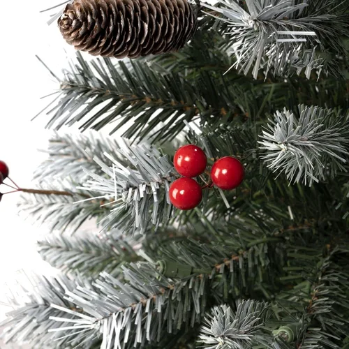 Vista 16 de Naomi Home - Árbol de Navidad realista preiluminado de 6.5 pies, 400 luces Con bisagras