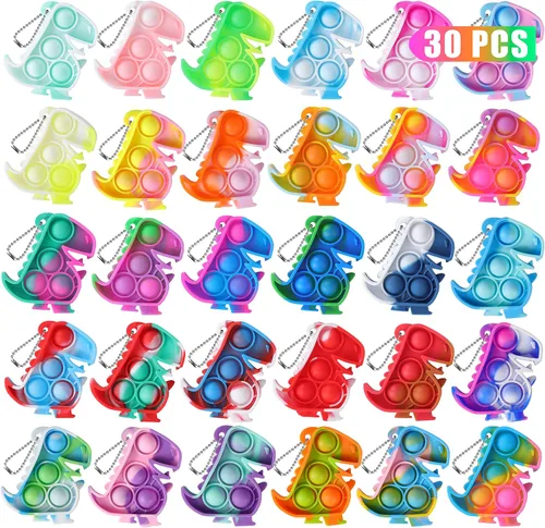 Vista 13 de Juguetes para ansiedad de Pascua Pop Fidget a granel para niños, regalos