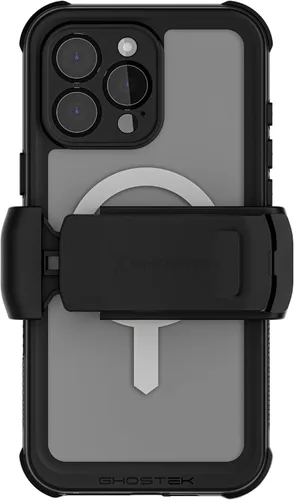 Vista 12 de Ghostek NAUTICAL - Funda impermeable para iPhone 14 con protector de pantalla, clip para cinturón, compatible con MagSafe, protección extremadamente