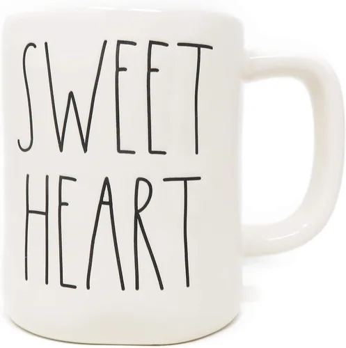 Vista 2 de Rae Dunn by Magenta SWEET HEART - Taza de café de cerámica LL