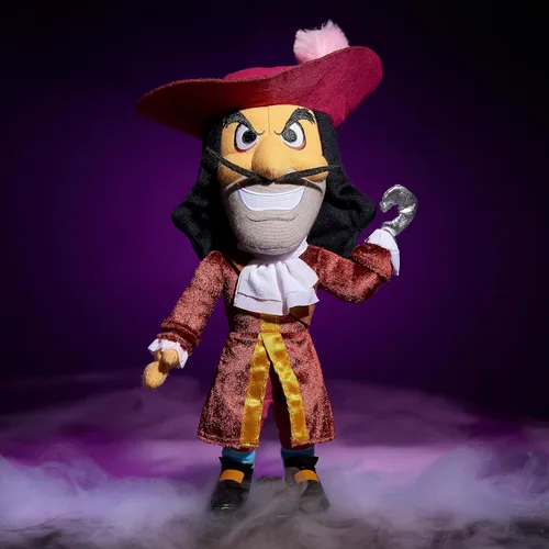 Vista 3 de Disney Villains Collection: Muñeco de felpa de Capitán Garfio de 13 pulgadas, muñeco coleccionable para niños a partir de 3 años, juguetes de Disney