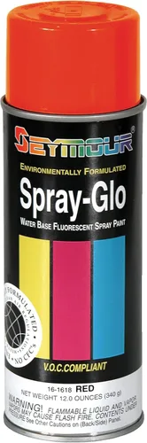 Vista 2 de Seymour 16-1621 Spray-Glo - Pinturas a base de agua, azul fluorescente de 12 onzas (paquete de 1)