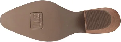 Vista 5 de Dingo Botas de baile de máscaras para mujer, tacón alto hasta la rodilla, 3 pulgadas y más, color marrón