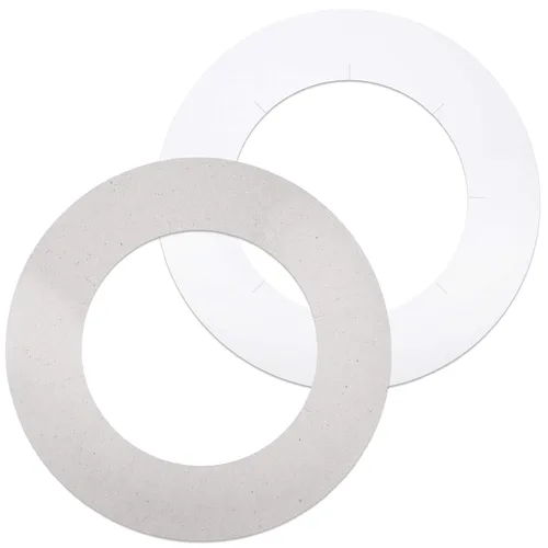 Vista 2 de Beauticom (50 piezas) calentador de cera universal collar protector anillo para lata de cera de 14 oz