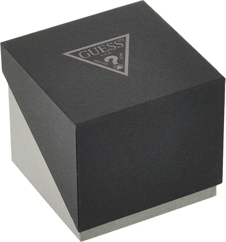 Vista 7 de GUESS Reloj analógico de cuarzo clásico para hombre con correa de silicona W1161G1 negro correa Negro - Correa