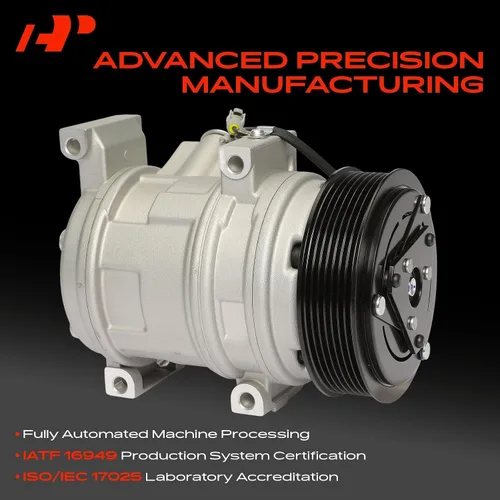 Vista 3 de A-Premium Compresor de aire acondicionado con embrague compatible con Scion tC 2.4L 2007-2010 Coupe, 10S15C Tipo de compresor