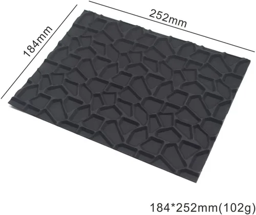 Vista 3 de Forma irregular textura 3D silicona pastel hornear Mat postre Bakeware silicona pastel hornear molde