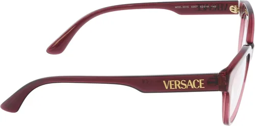 Vista 4 de Gafas graduadas Versace VE 3315 5357 Transparente Rojo, Rojo transparente