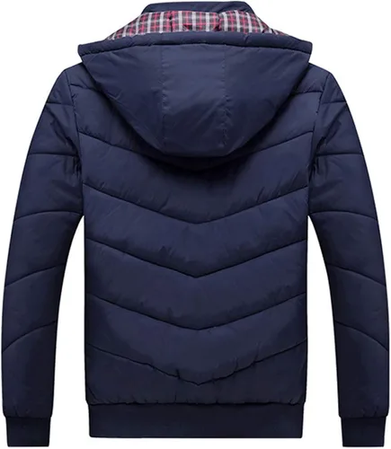 Vista 2 de DBM - Chaqueta de plumón con capucha desmontable para hombre