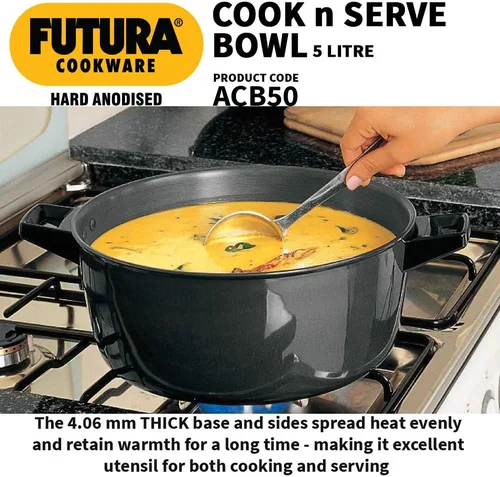 Vista 4 de Cuenco Cook-n-Serve (5 litros, 9.1 in de diámetro, 0.160 in de grosor con tapa HA)