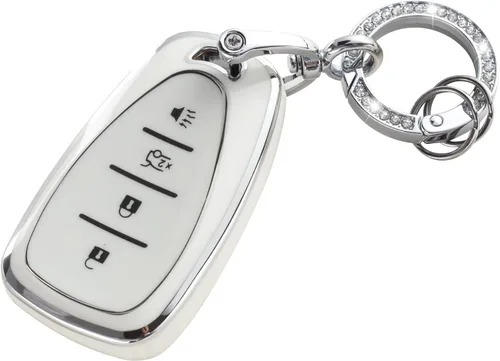 Vista 16 de YO&YOYE Funda para Llavero de TPU con Anillo para Llaves