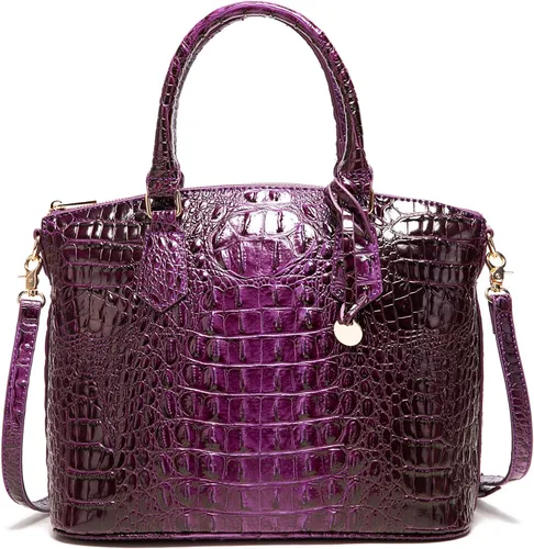 Vista 17 de Makcr Joacbv Bolso Satchel para Mujer Bolso Bandolera Largo Elegante Bolso Tote Asa Superior Cuero Vegano Bolsos de Mano para Damas Patrón en Relieve