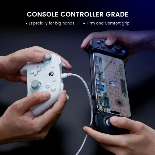 Vista 9 de GameSir G8 Plus Bluetooth Mobile Game Controller for Switch & iOS & Android & Tablets, Wireless Gamepad with Hall Effect Joysticks/Hall Trigger