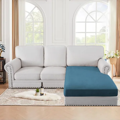 Vista 29 de H.VERSAILTEX Funda de asiento de gamuza elástica para sala de estar, fundas de sofá aptas para mascotas, fundas de sofá gruesas y suaves, lavables