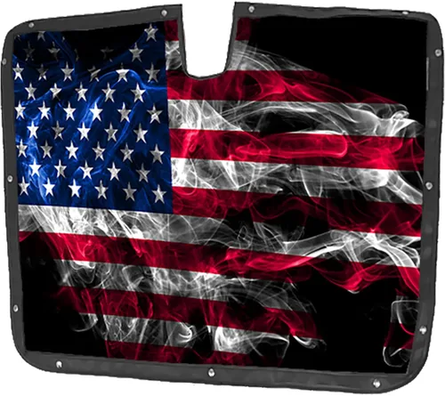 Vista 2 de Pantalla de malla Smokey Flag para Kenworth T680 (solo pantalla de errores)