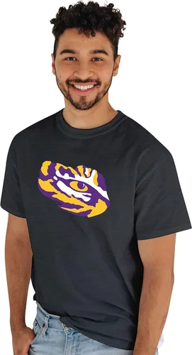 Vista 65 de Blue 84 Camiseta NCAA para hombre, icono de color del