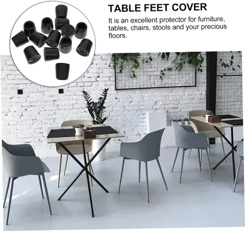 Vista 3 de OSALADI 20 protectores de sofá de goma para muebles, protectores de sofá, protectores de muebles, puntas de caña, tapas de patas de muebles