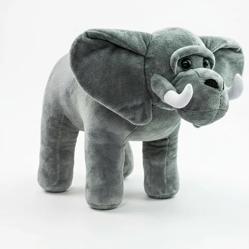 Vista 7 de Randimals Figura de elefante de 5 pulgadas, figura de acción de animal de goma dura de alta calidad, amigo híbrido fomenta la aventura