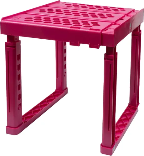 Vista 8 de Piffny Estante Organizador para Casilleros, Ancho y Altura Ajustables, Apilable, Estante Ideal para Casilleros de Escuela, Oficina, Gimnasio