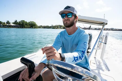 Vista 6 de Guy Harvey Camisa de protección solar de rendimiento de manga larga para hombre UPF 50+