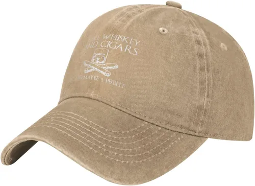 Vista 39 de Philysonic Funny Hat I Like Whisky and Cigars and Maybe 3 People Sombreros para Hombres Gorras de Béisbol Gorras Ajustables