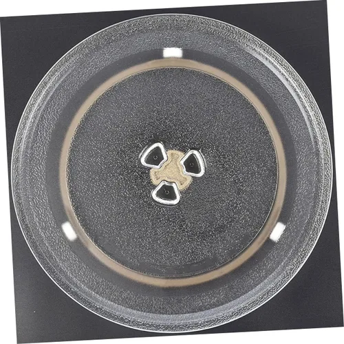 Vista 8 de Garneck Soporte de rodillo para bandeja de 4 unidades, soporte para placa de microondas, placa de microondas, bandeja de microondas, rodillo