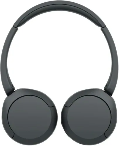 Vista 4 de Sony WH-CH520 Auriculares inalámbricos Bluetooth de botón compactos y fáciles de llevar con micrófono (negro) Paquete con estuche protector rígido