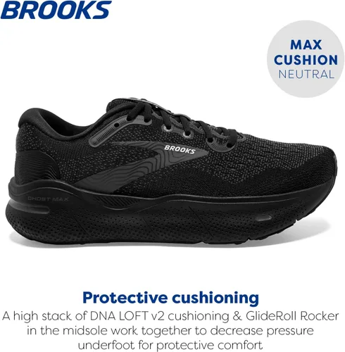 Vista 2 de Brooks Zapatillas Ghost Max Cushion Neutral para correr y caminar para hombre