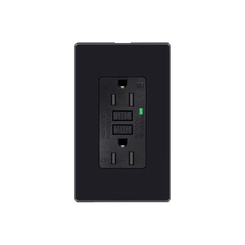 Vista 67 de Greencycle Toma GFCI de 15 amperios con puertos USB C y USB A, 1 unidad de toma eléctrica GFCI de prueba automática con USB, con indicador LED