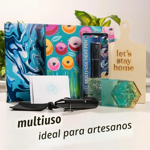 Vista 3 de Plaid Pluma térmica electrónica, herramienta versátil todo en uno para proyectos de manualidades y manualidades, 44812