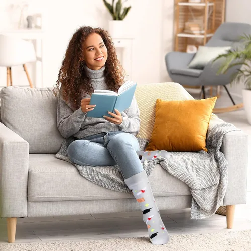 Vista 7 de 2 pares de calcetines de clase de 2022, regalo de graduación novedoso para mujeres y hombres, graduados, unisex, felicitaciones, graduados