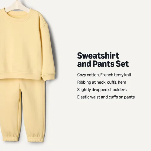 Vista 2 de Tienda Essentials x Sofia Grainge Toddlers and Baby Boys' Sweatshirt and Sweatpant Set