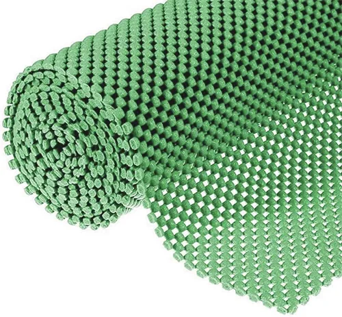 Vista 12 de Forro para Estantes Forro para Cajones Tapete Antideslizante Forros para Estantes 12" X 6.5' Patrón de Cuadrícula PVC No Adhesivo Forro con Agarre