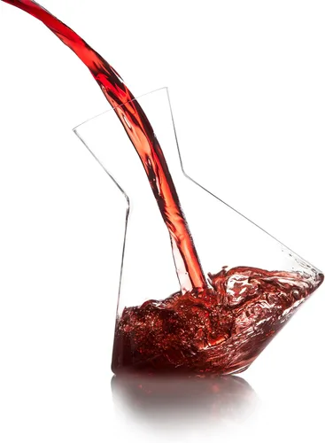 Vista 3 de Sempli Vaso-Vino - Decantador de vino transparente aireado en caja de regalo