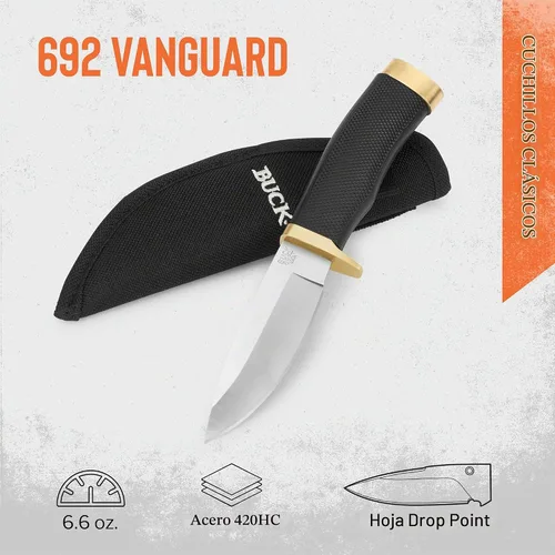 Vista 2 de Buck 692BR Vanguard Cuchillo de hoja fija. Negro