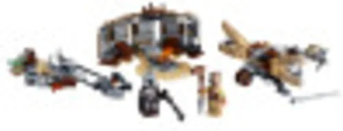 Vista 2 de LEGO Star Wars: The Mandalorian Trouble on Tatooine 75299 Impresionante kit de construcción de juguetes para niños que incluye The Child, nuevo 2021