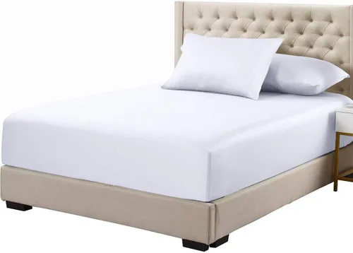 Vista 5 de Royal Hotel Bedding 100% viscosa natural hecha de sábanas de bambú, sábanas refrescantes suaves, sábanas de hotel transpirables y fundas