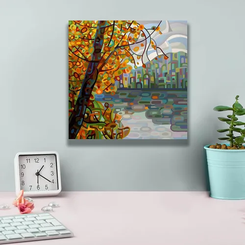 Vista 4 de Epic Graffiti 'Reflections' de Mandy Budan, arte de pared en lienzo, 12 x 12 pulgadas