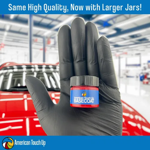Vista 4 de American Touch Up Paint Exact Match Compatible con Jeep EBL/PBL Modern Blue Pearl - Tarro de pintura, completo
