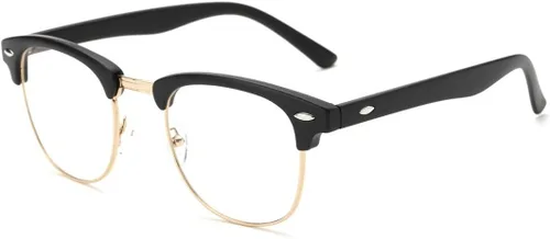 Vista 13 de Pro Acme Gafas de bloqueo de luz azul Semi Rimless Frame Filter Blue Ray Gafas de computadora