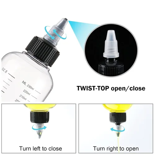 Vista 4 de Cosywell Botella aplicadora para el cabello de 8.5 onzas, paquete de 2