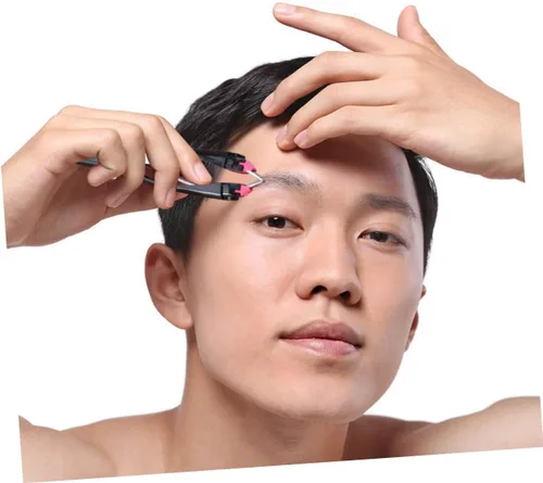 Vista 5 de Kit de pinzas retráctiles automáticas para cejas, herramienta de extracción de cejas de precisión, acero inoxidable de primera calidad para un aseo