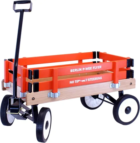 Vista 5 de AmishToyBox Berlin P-Wee Wagon - Modelo F257 - Amish fabricado en Ohio, Estados Unidos (azul)